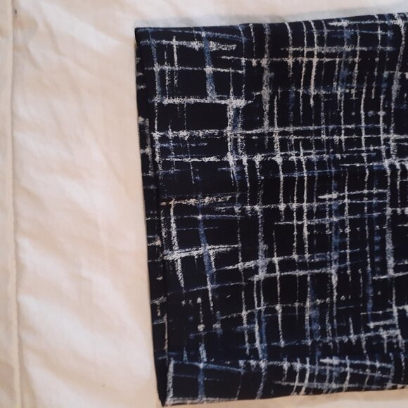 Jones New York Patterned Pants size 12 Black/Blue/White - Picture 6 of 7